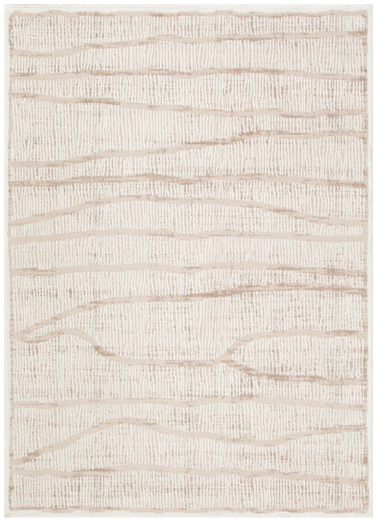 Nova Abstract Ivory Lines Rug