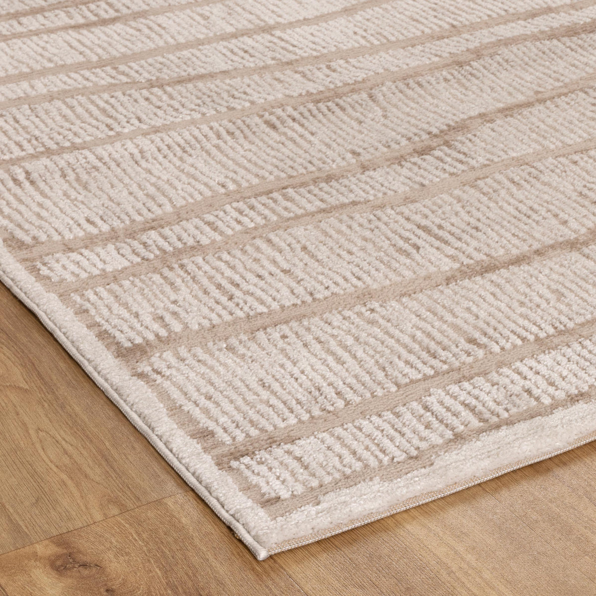 Nova Abstract Ivory Lines Rug