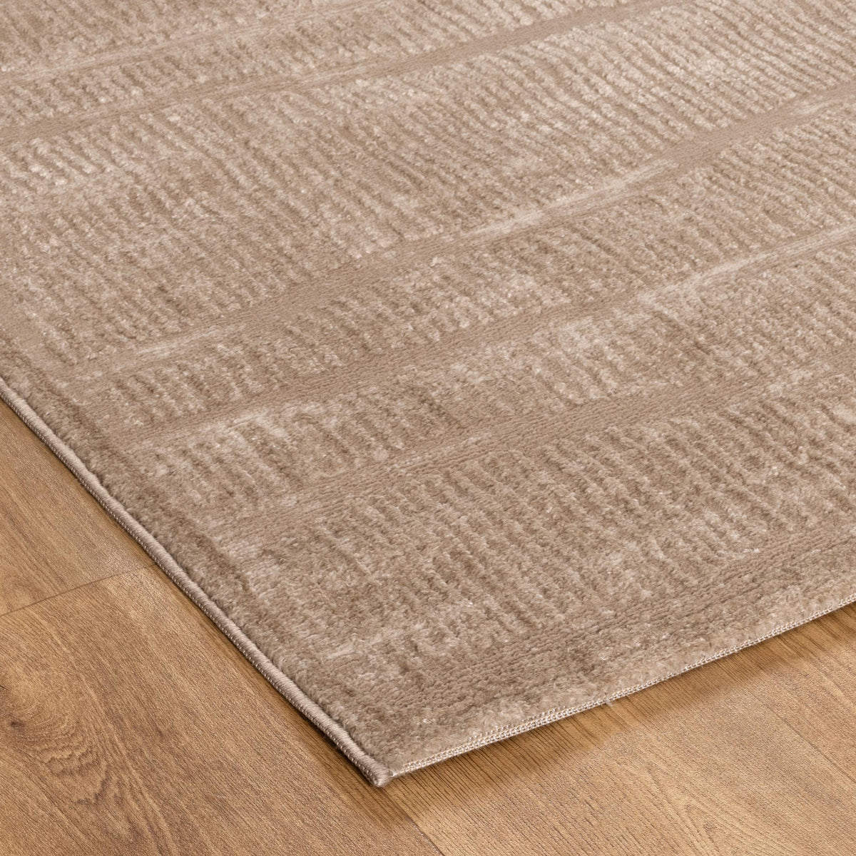 Nova Abstract Beige Lines Rug