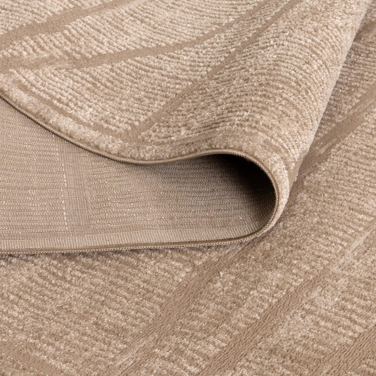 Nova Abstract Beige Lines Rug