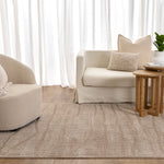 Nova Abstract Beige Lines Rug