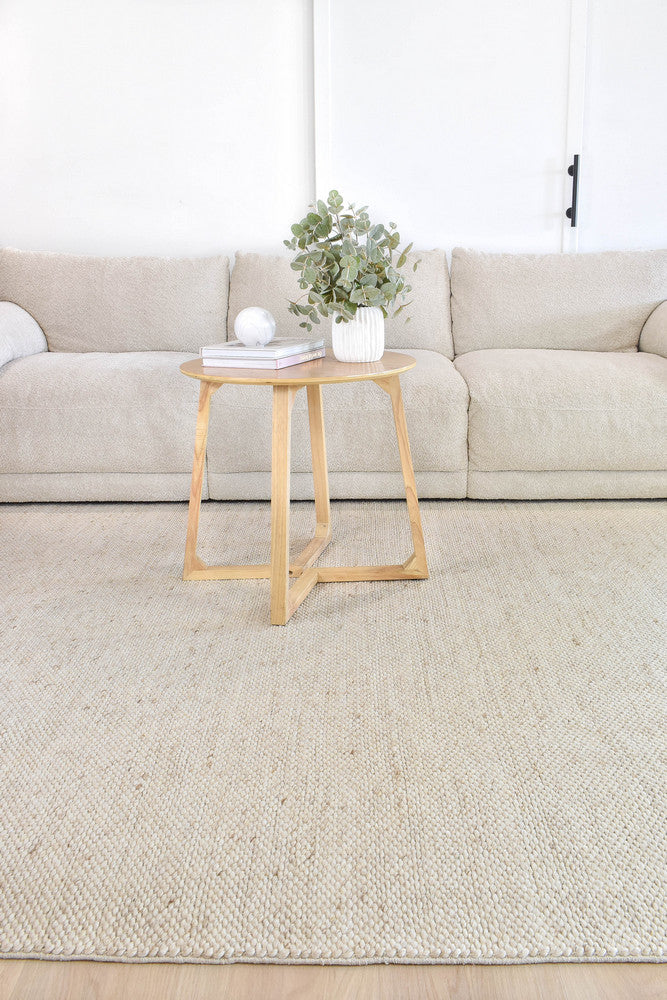 Sienna Earth Linen Wool Rug