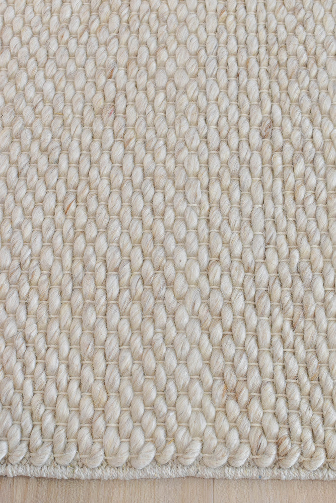 Sienna Earth Linen Wool Rug