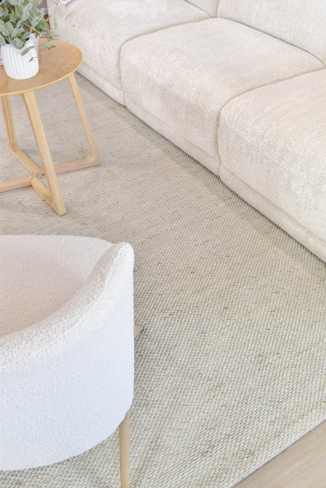 Sienna Earth Linen Wool Rug