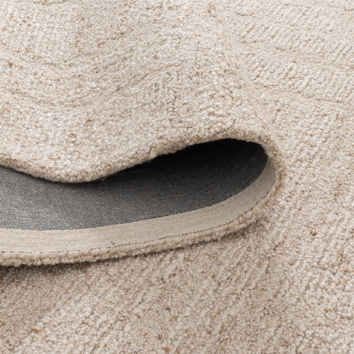Rowan Beige Modern Wool Rug