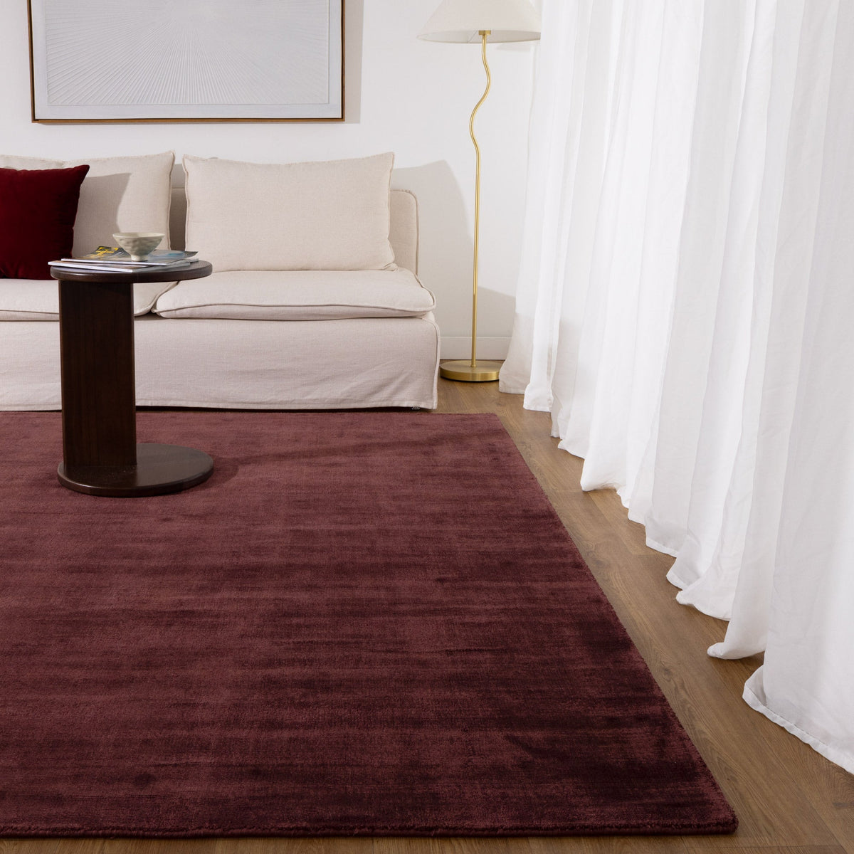 Lumina Chocolate Cherry Rug