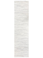 Arcadia Abstract Striated Linear Textured Cream Rug