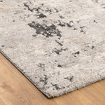 Aspen Abstract Textured Grey Beige Rug