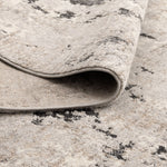 Aspen Abstract Textured Grey Beige Rug