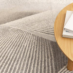 Aspen Abstract Contour Grey Beige Rug