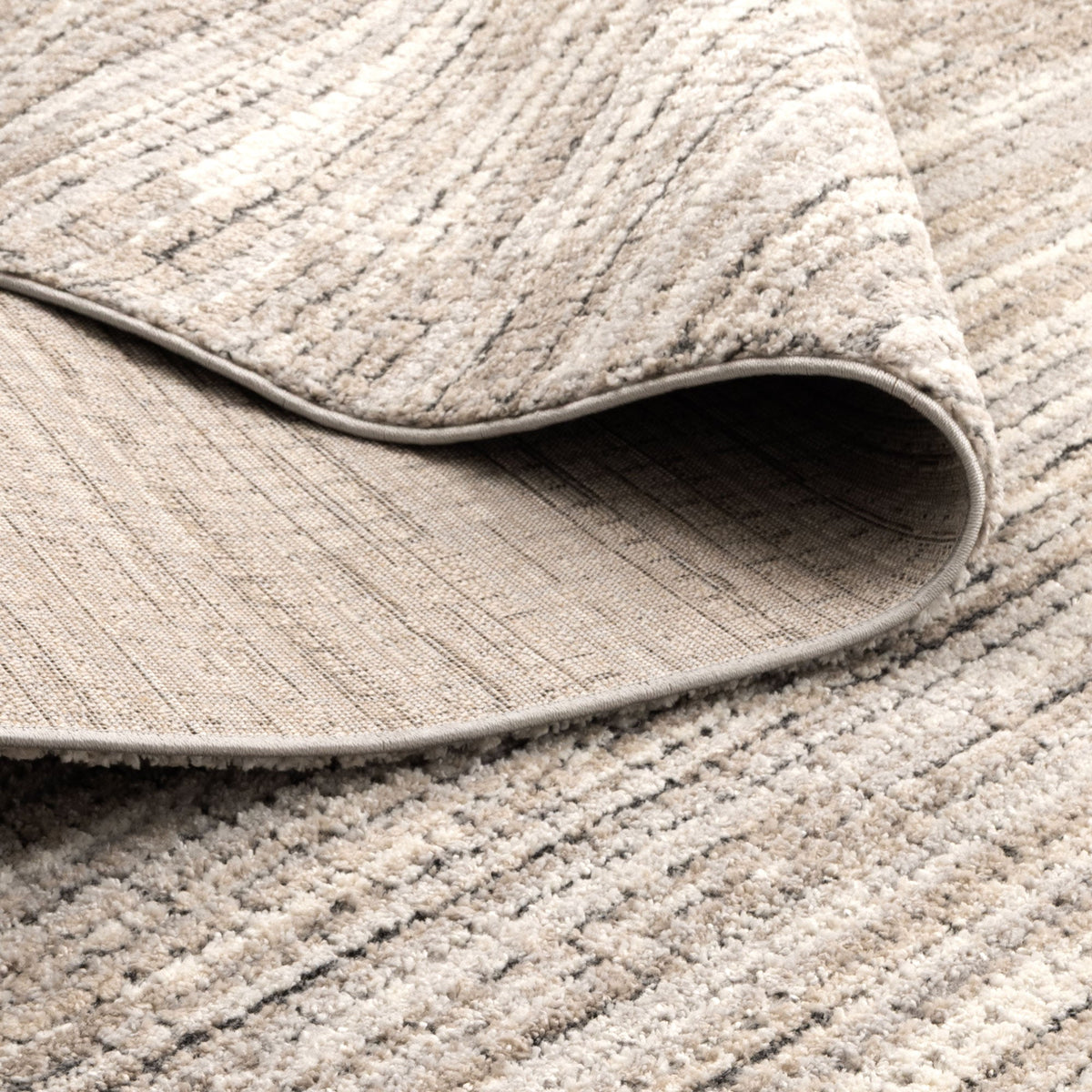 Aspen Textured Grey Beige Rug