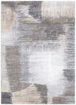 Aspen Grey Beige Faded Abstract Rug