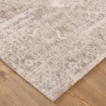 Muse Distressed Beige & Blue Transitional Rug