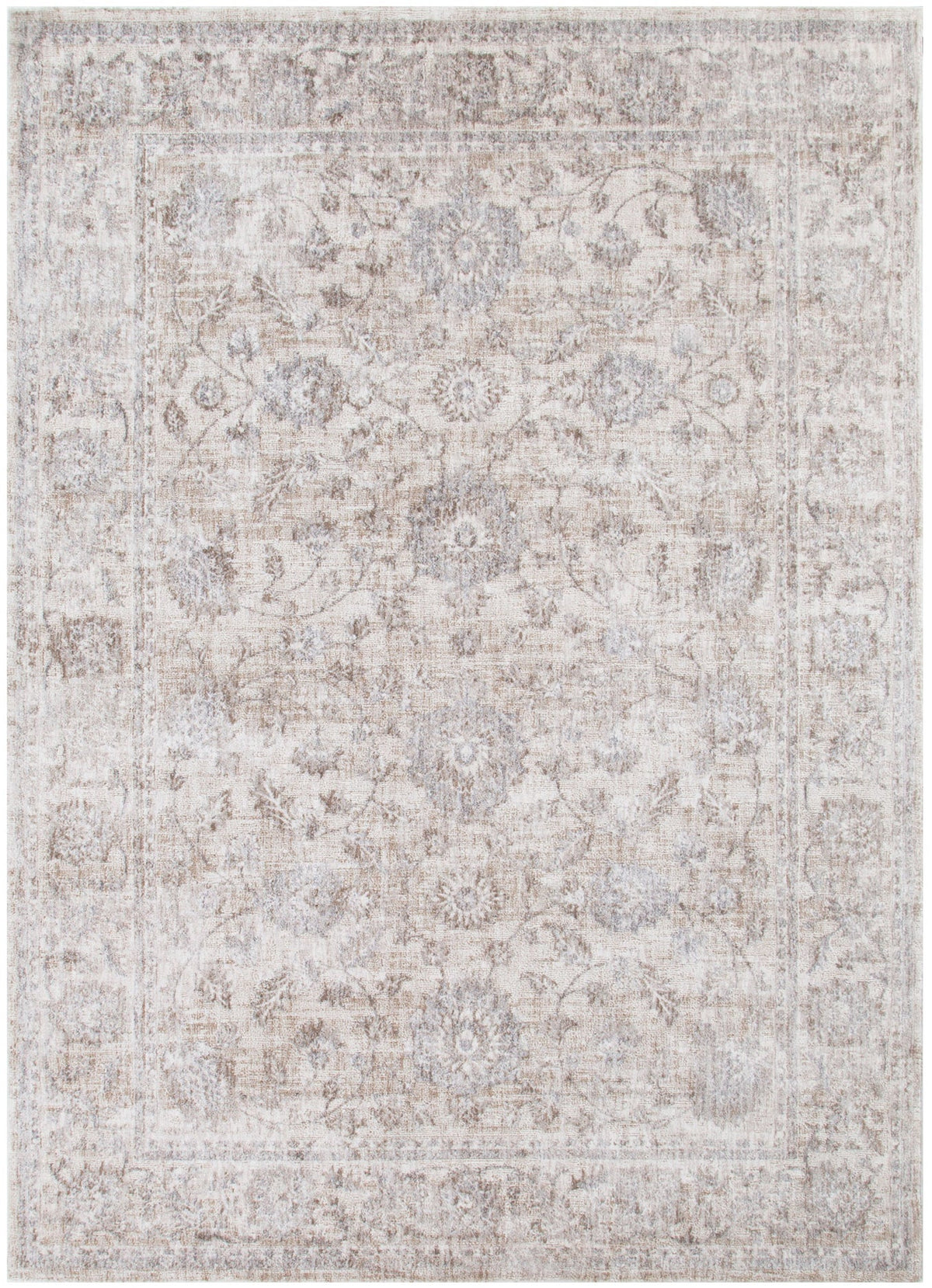 Muse Transitional Beige & Blue Rug