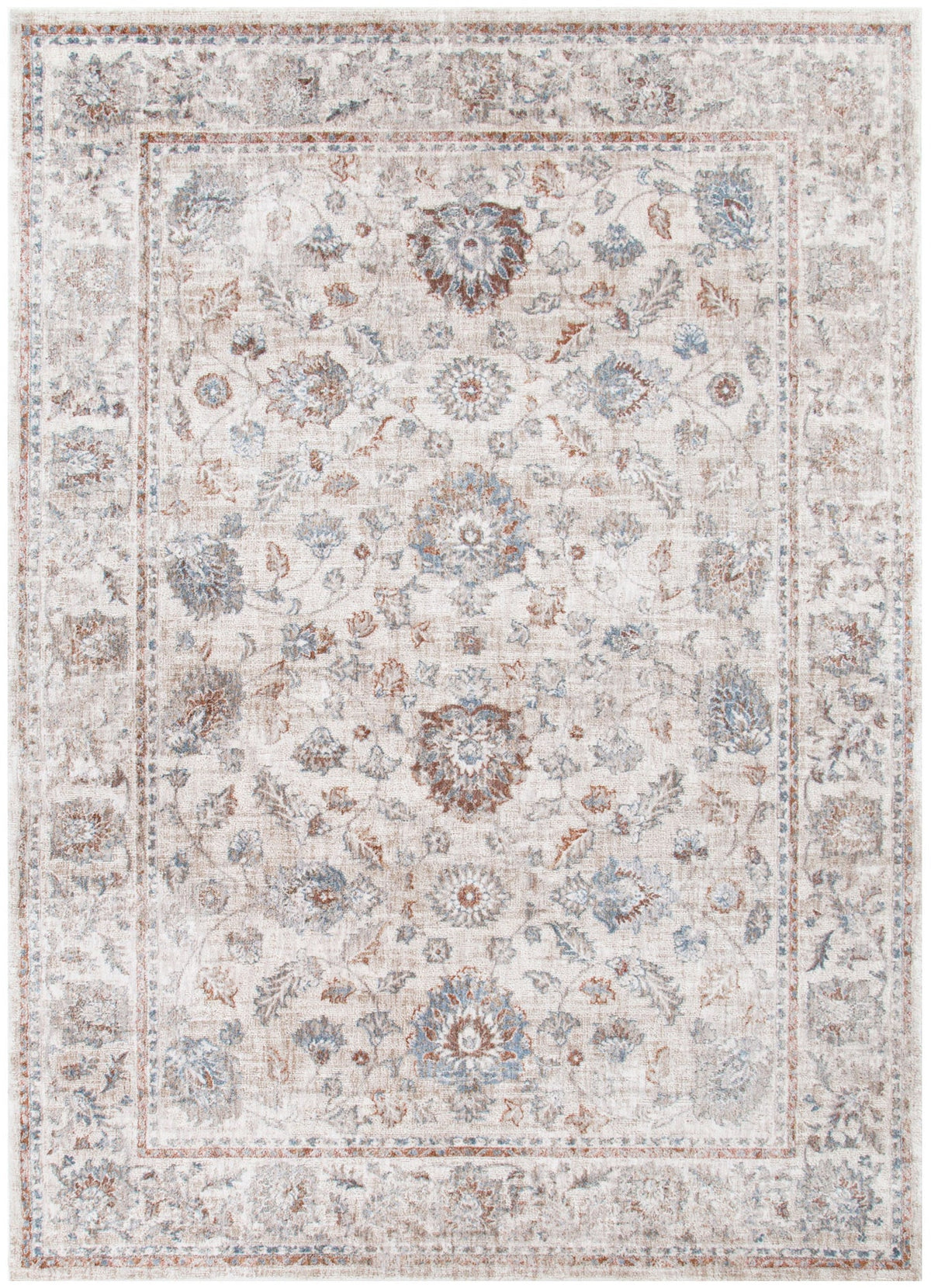 Muse Transitional Beige Blue Multi Rug