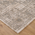 Muse Distressed Medallion Cream & Olive Transitional Rug