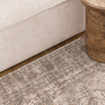 Muse Distressed Medallion Cream & Olive Transitional Rug