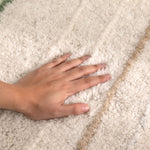 Sierra Olive Stripe Washable Wool Rug