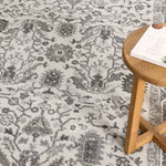 Nova Oriental Border Grey Rug