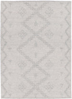 Cora Boho Chic Grey Wool Rug - The Rugs