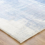 Velvet Luxe Abstract Blue Washable Rug, [cheapest rugs online], [au rugs], [rugs australia]