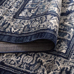 Eden Navy Transistional Traditional Rug