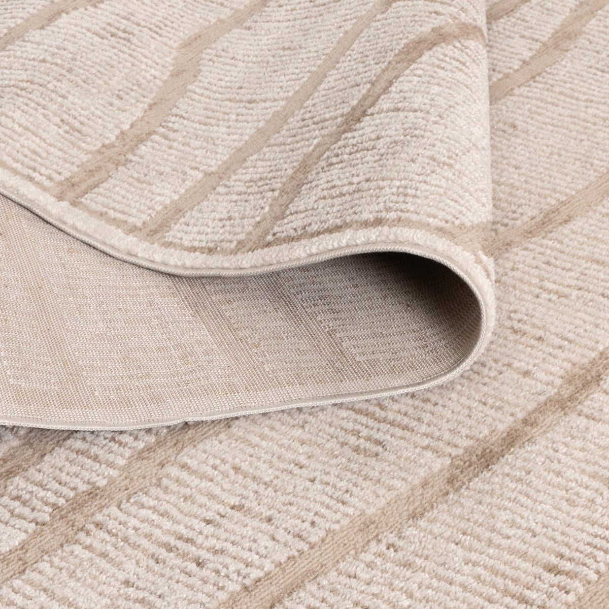 Nova Abstract Ivory Lines Rug