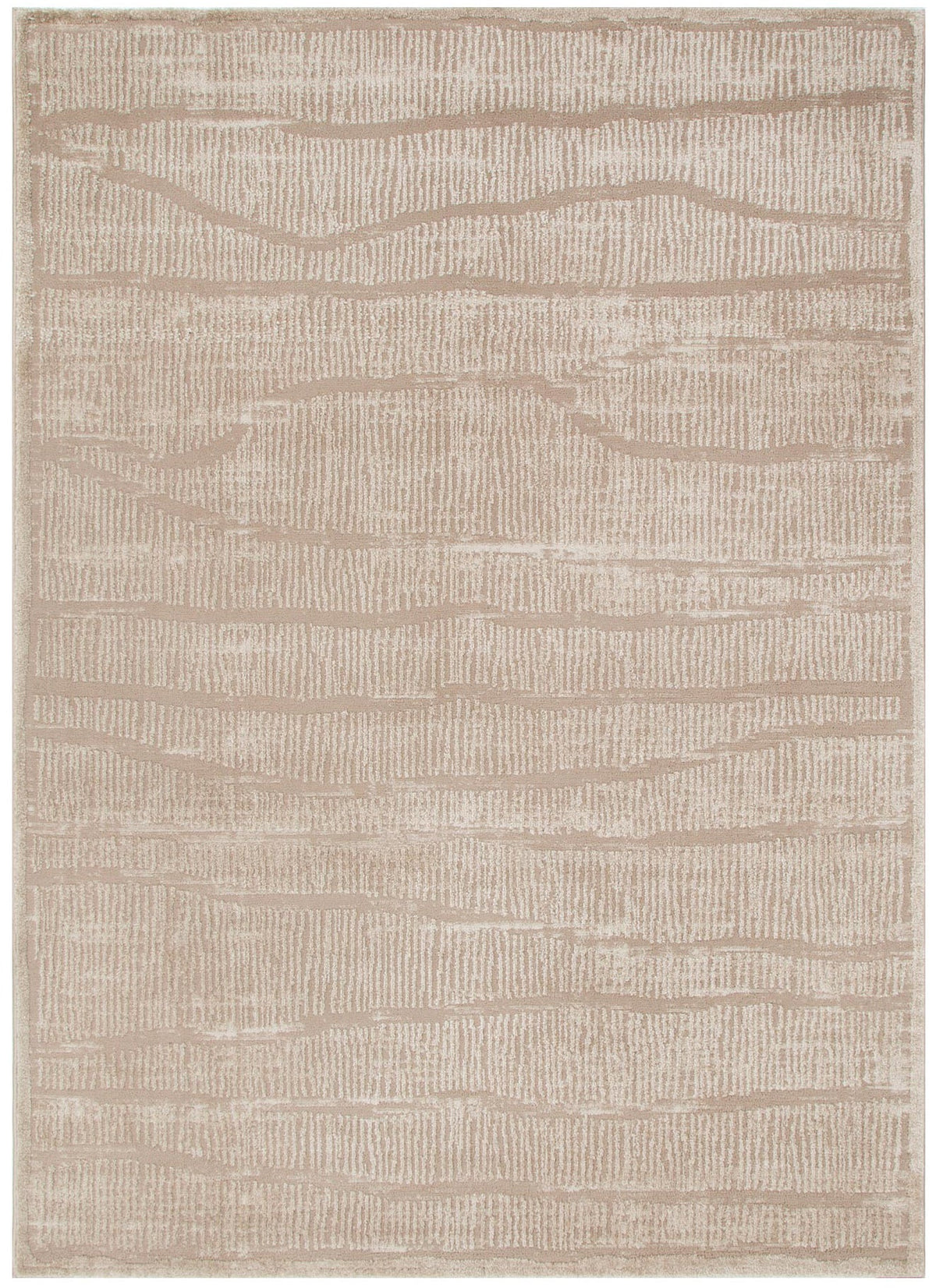 Nova Abstract Beige Lines Rug