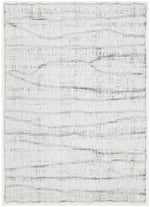 Nova Abstract Silver Lines Rug