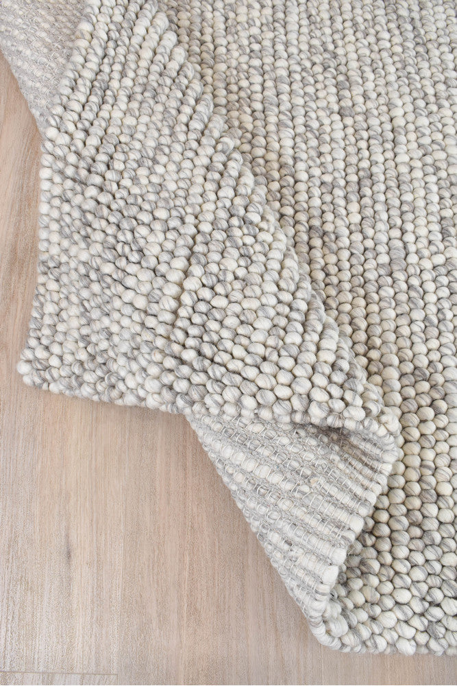Sienna Silver Mist Wool Rug