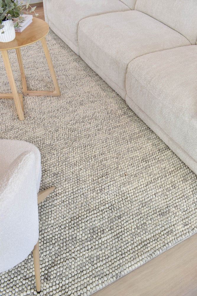 Sienna Silver Mist Wool Rug