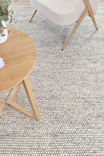 Sienna Silver Mist Wool Rug