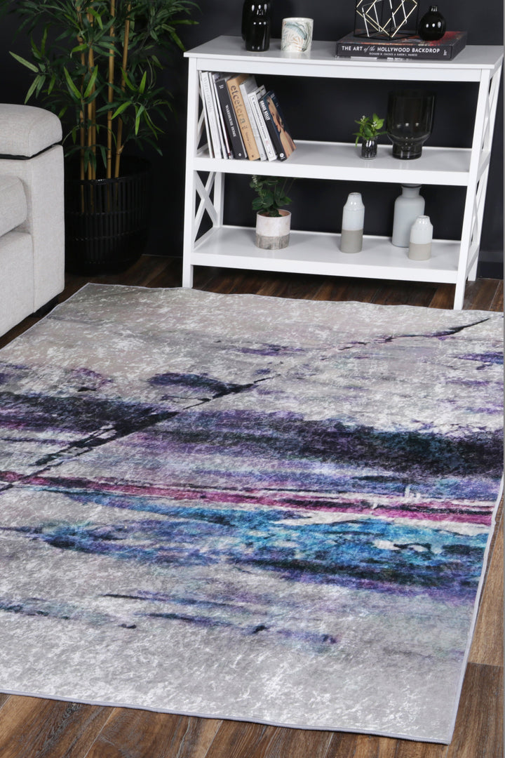 Halo Multi Watercolour Pastel Non-Slip Rug, [cheapest rugs online], [au rugs], [rugs australia]