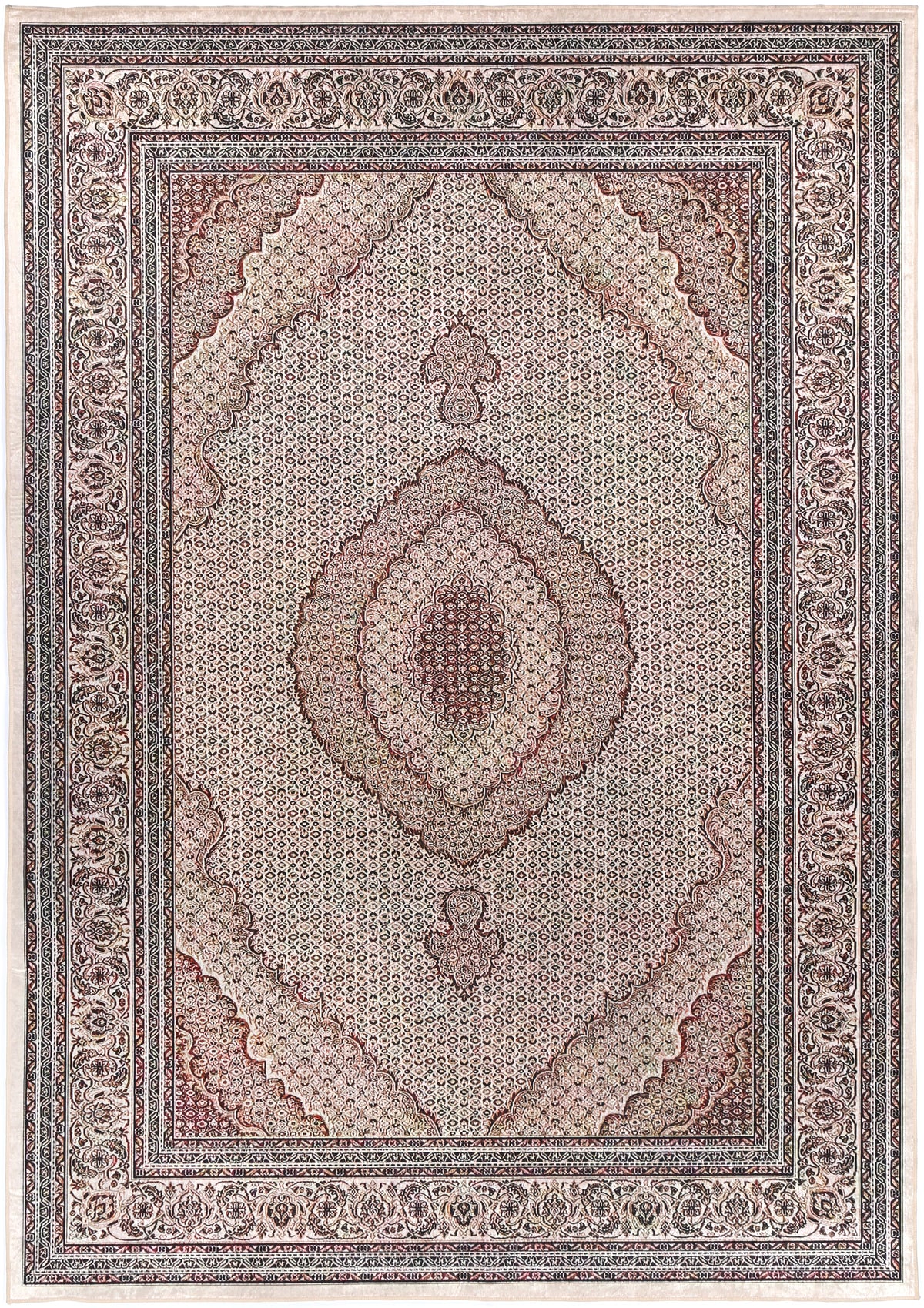 Halo Medallion Red Non-Slip Rug, [cheapest rugs online], [au rugs], [rugs australia]