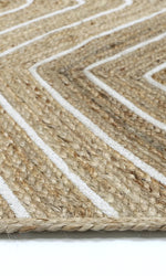 Cameron Natural Chevron Rug