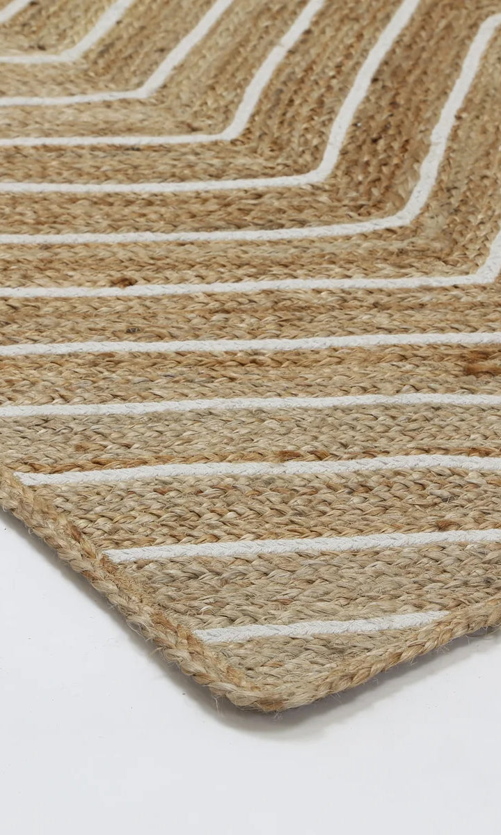 Cameron Natural Chevron Rug