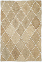 Cameron Diamond Natural Jute Rug