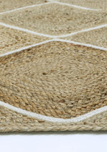 Cameron Diamond Natural Jute Rug