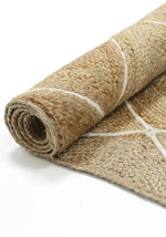 Cameron Diamond Natural Jute Rug
