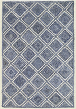 Cameron Natural Diamond Denim Rug