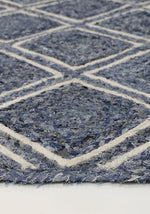 Cameron Natural Diamond Denim Rug