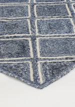 Cameron Natural Diamond Denim Rug
