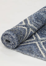 Cameron Natural Diamond Denim Rug