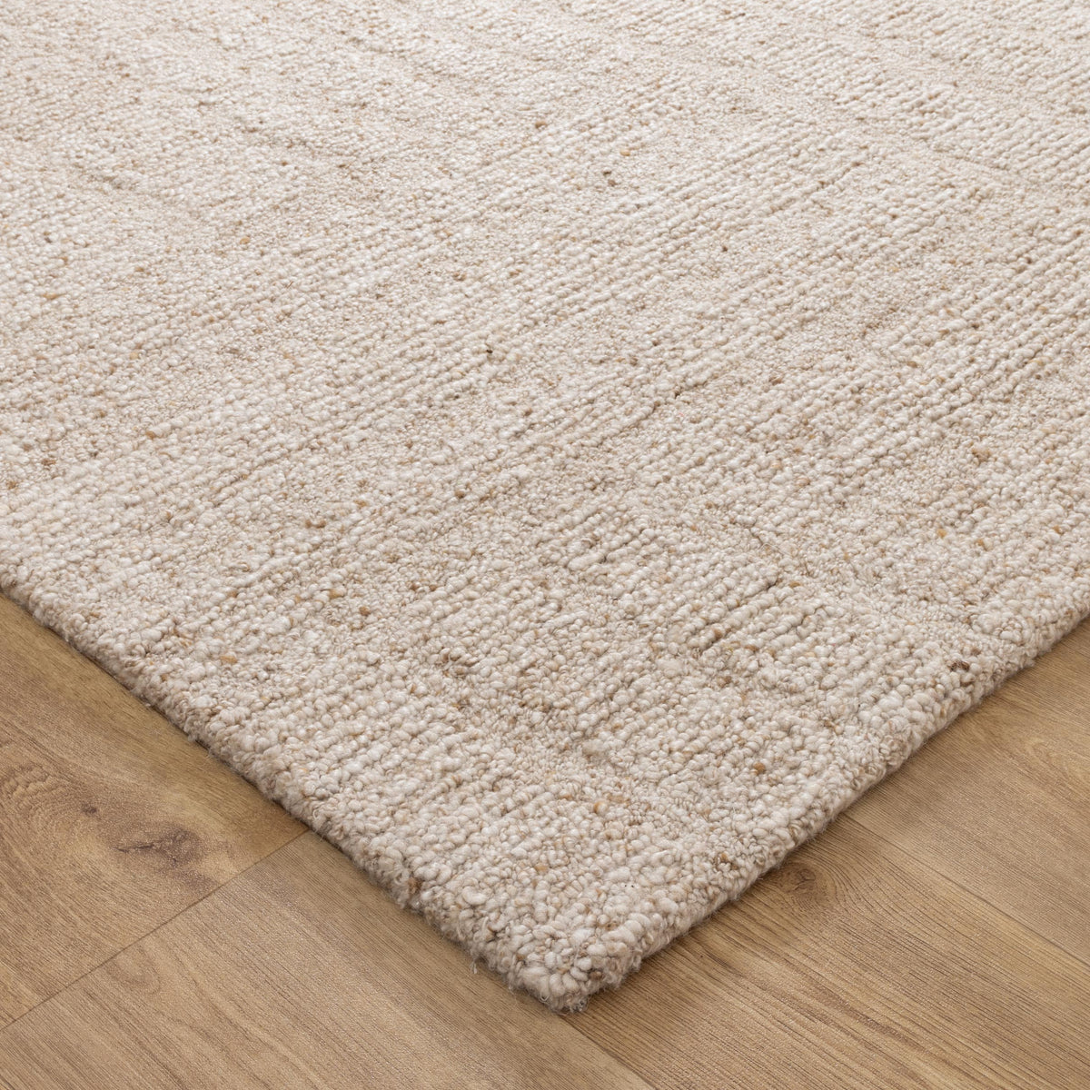 Rowan Beige Modern Wool Rug