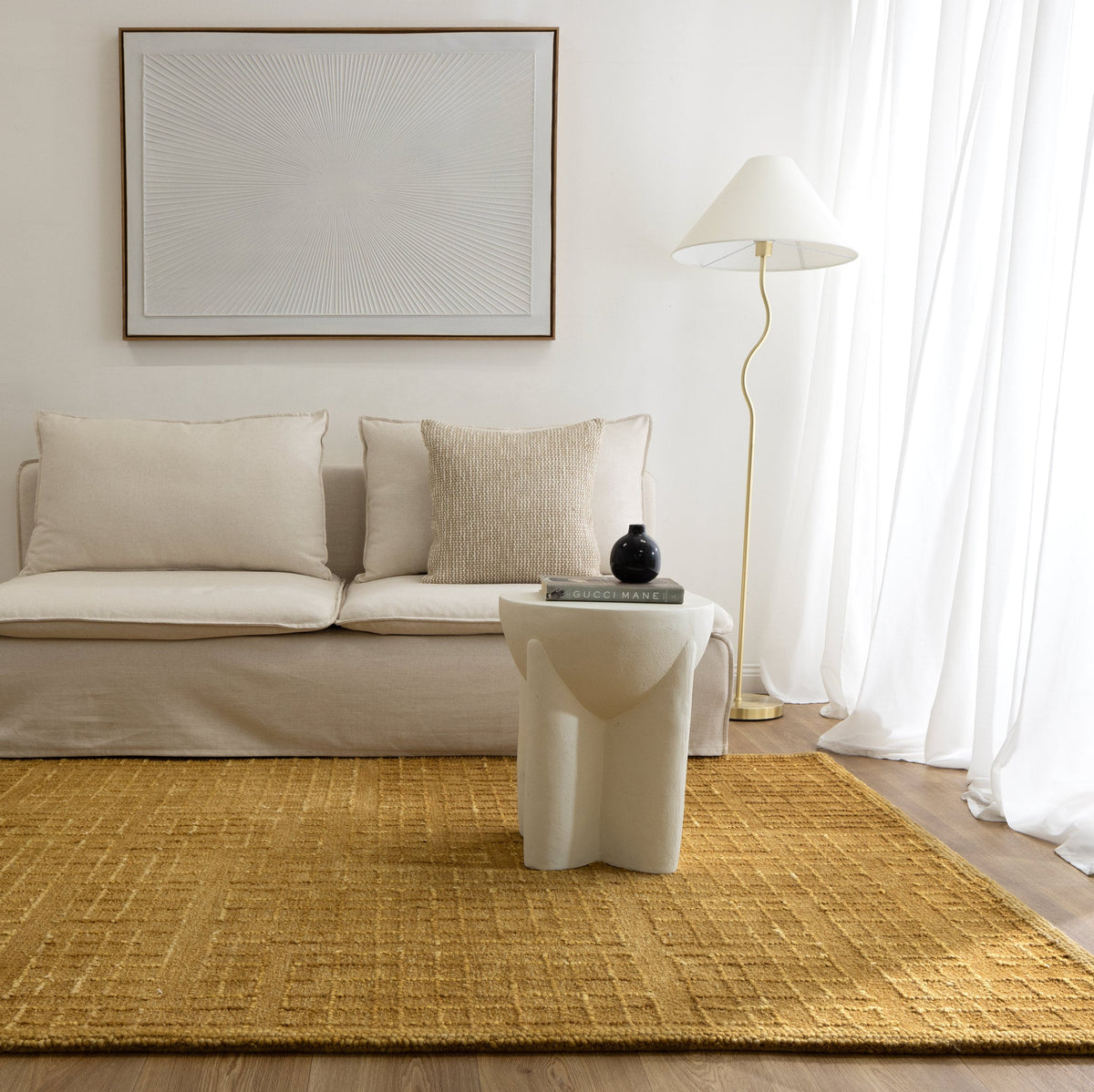 Arden Citron Knitted Wool Rug, [cheapest rugs online], [au rugs], [rugs australia]