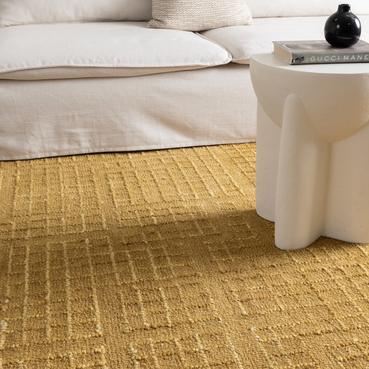 Arden Citron Knitted Wool Rug, [cheapest rugs online], [au rugs], [rugs australia]