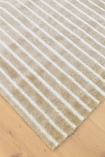 Arcadia Ribbed Arch Geometric Textured Cocoa Rug