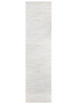 Arcadia Abstract Striated Linear Textured Latte Rug