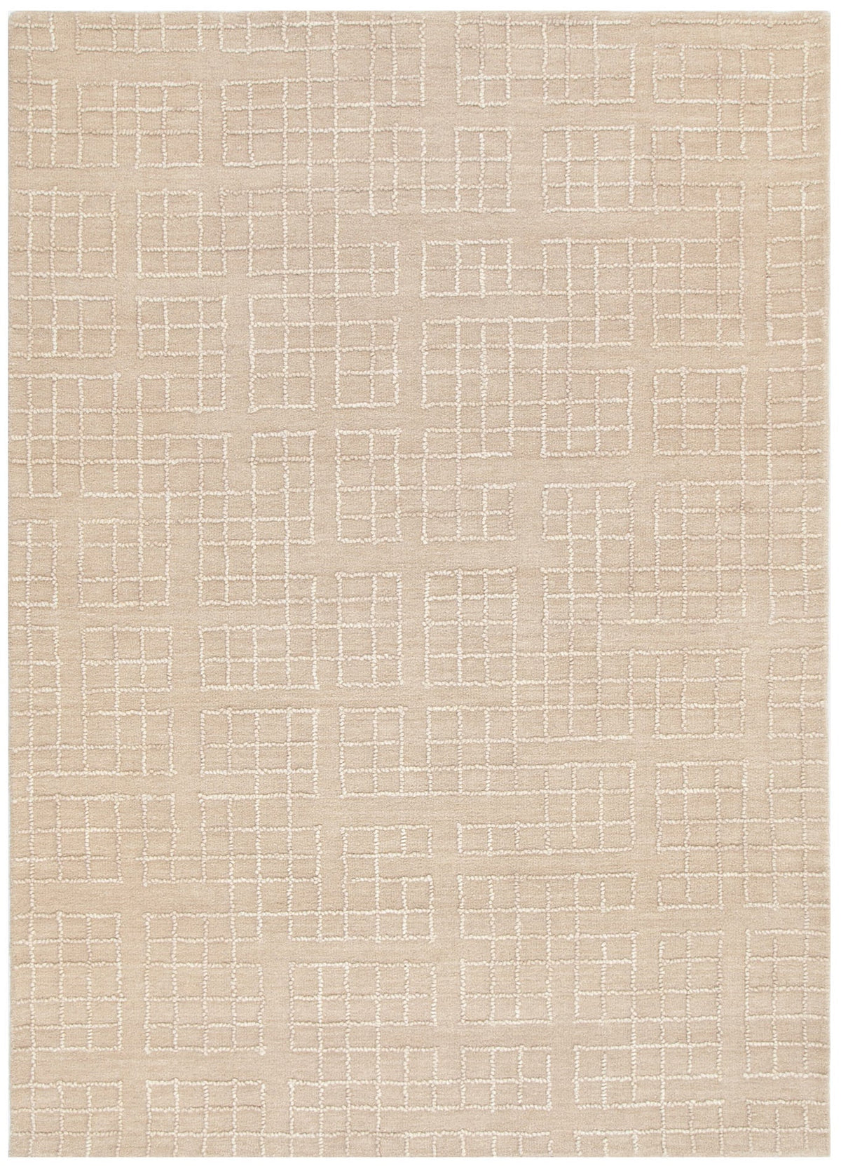 Arden Croissant Beige Knitted Wool Rug, [cheapest rugs online], [au rugs], [rugs australia]