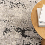 Aspen Abstract Textured Grey Beige Rug